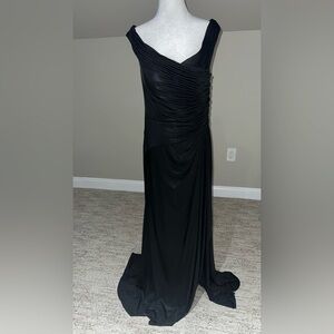 Rene Ruiz Off Shoulder Black Dress